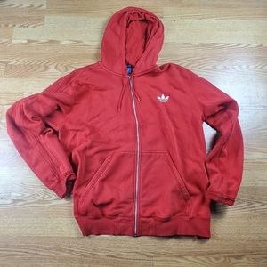 Unisex Addidas Hoodie 2XL Red